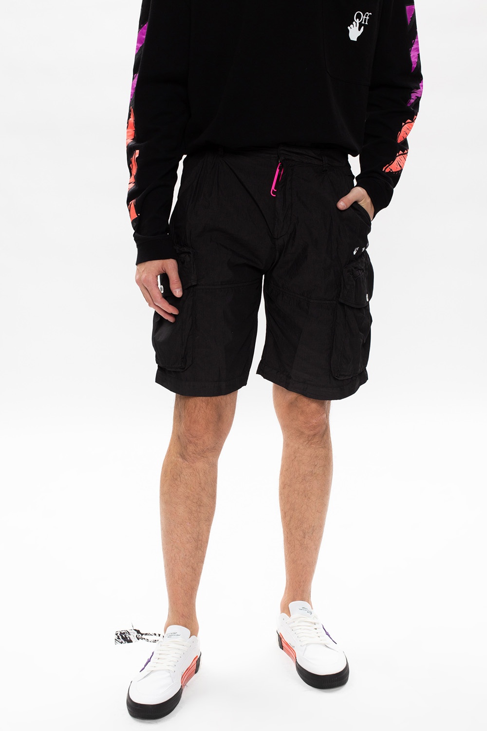 Off-White Binder clip shorts